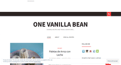 Desktop Screenshot of onevanillabean.com